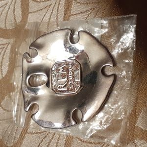 ROBERT LEE MORRIS STERLING SAND DOLLAR NECKLACE